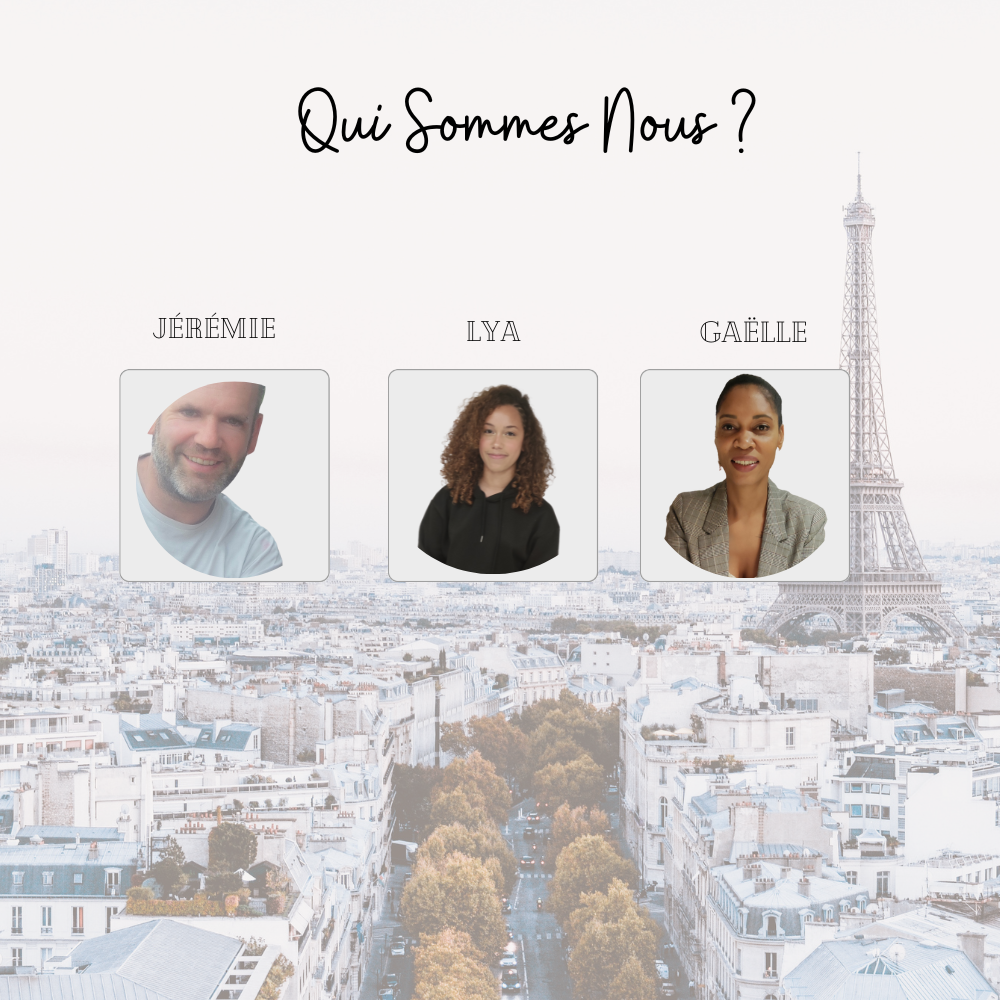 Description et photo des membres de notre équipe de Travel planner à Paris